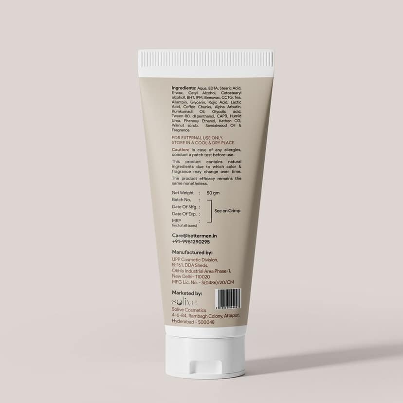 Bettermen Coffee De Tan Scrub 50mL view 2