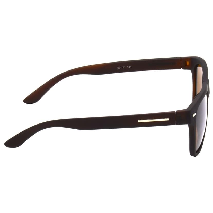 Hrinkar Brown Rectangular Cooling Glass Brown Frame Best Sunglasses for Men & Women - HRS487-BWN-BWN view 3