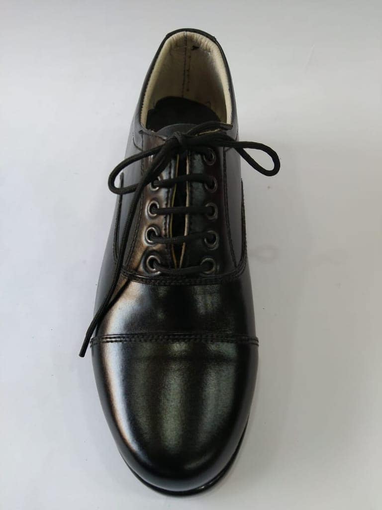 Men's Black Leather Oxford Shoes - Formal Dress Shoes for Office, Business, and Special Occasions