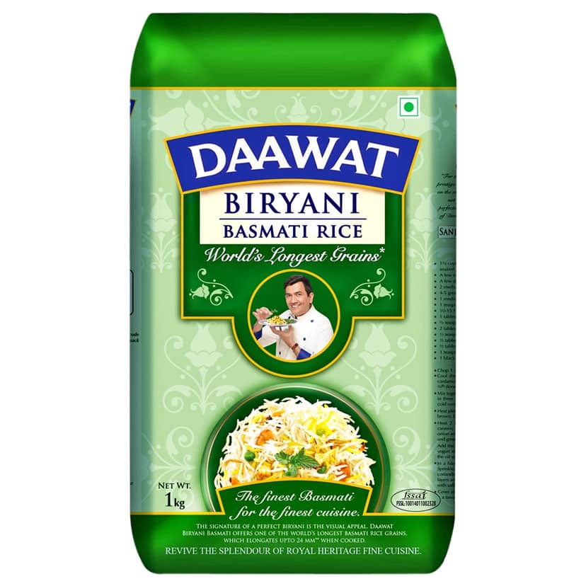 Daawat Biryani Basmati Rice 1 kg