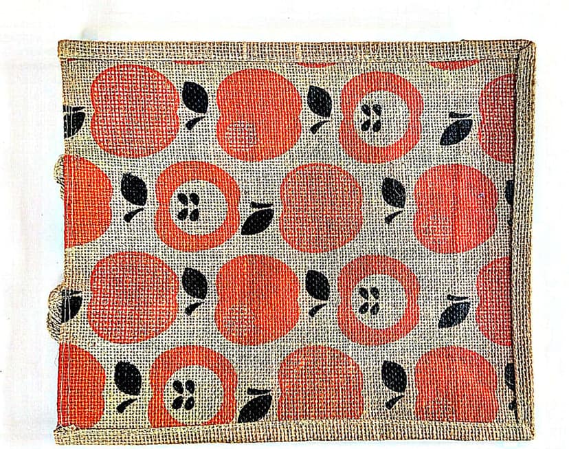 The Apple of My Eye Jute Tote Bag view 2