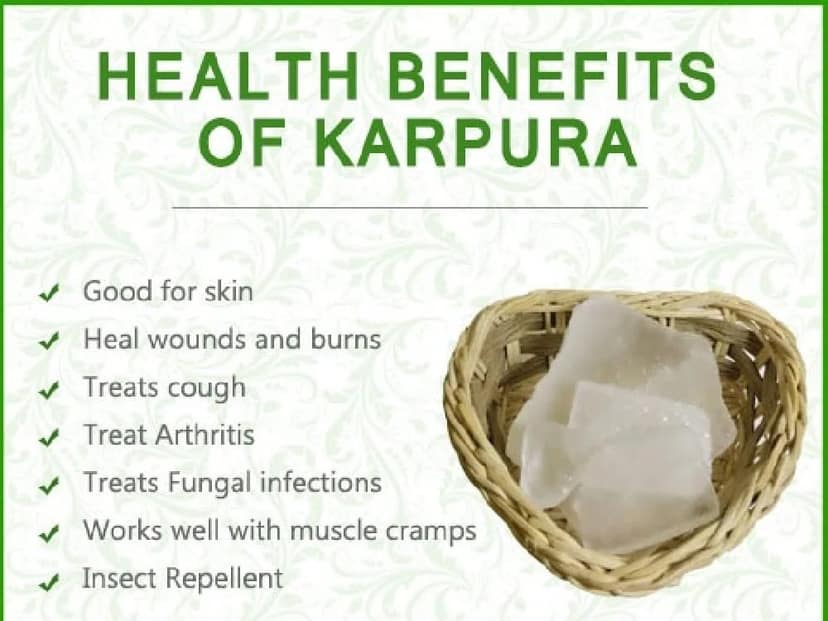 Bhimseni(Original) Camphor100gmPack Of1|Feng Shui Energised|Edible Camphor |Pacha Karpooram|Purifying & Pleasant Fragrance for Pooja, Hawan, Air Freshener |baras KapurUseforCamphor Diffuser Electric view 2
