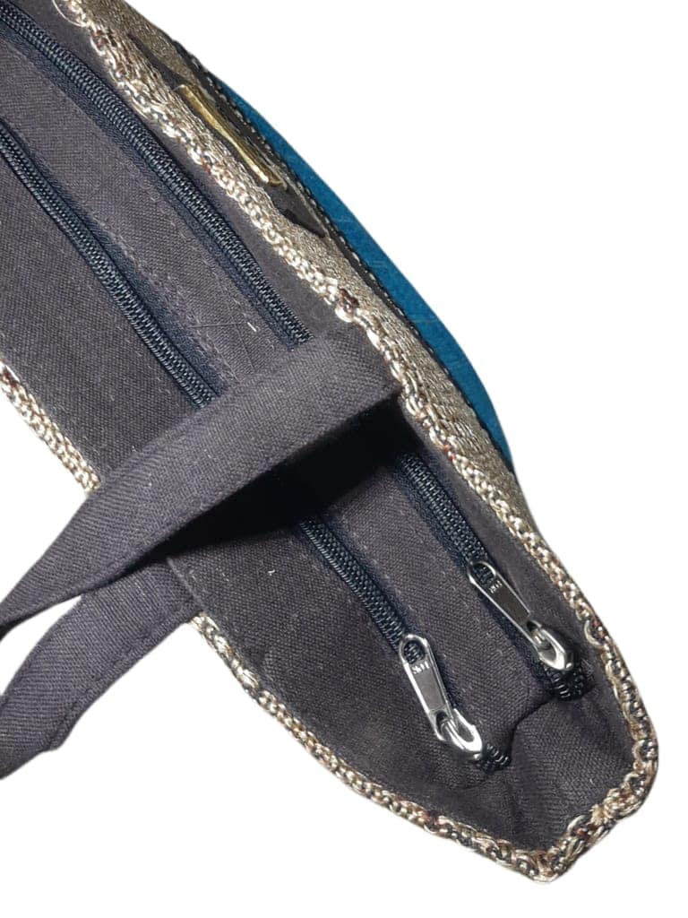SS Eco-Life Appealing Jute Handbag for Women for Shopping, Party and Office. Dual Colour Mixup. view 3