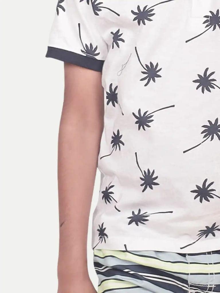 Boys AOP White Tree Tshirt view 3