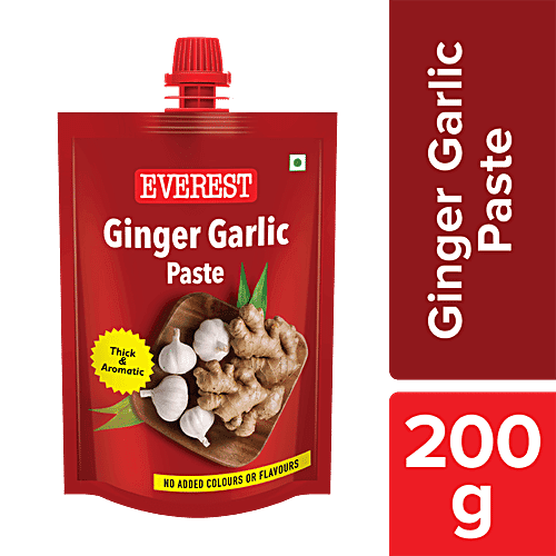 Everest Ginger Garlic Paste - No Added Colours & Flavours, 200 g
