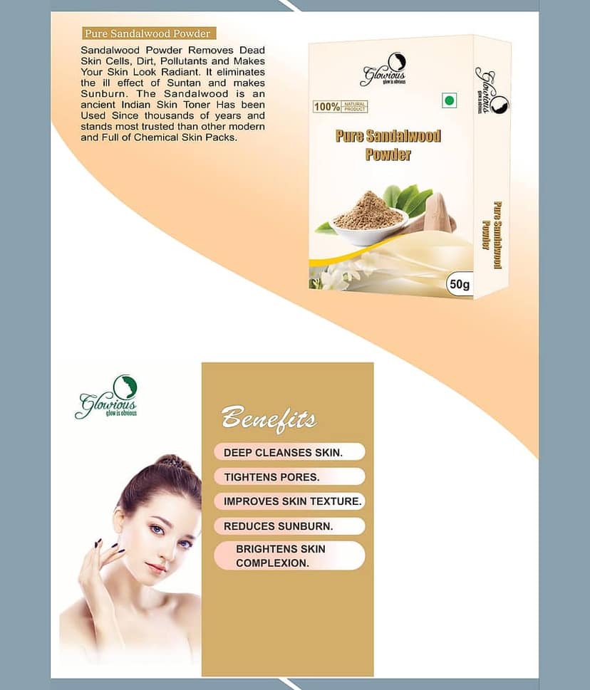 glowious - Skin Toning Face Pack for Normal Skin ( Pack of 6 ) view 2