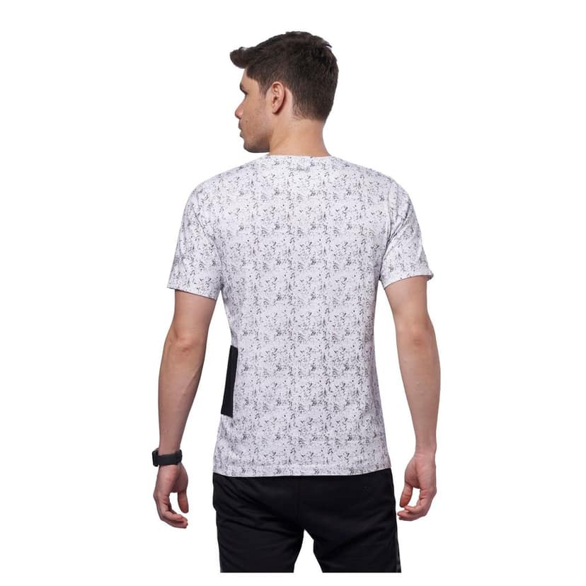 DOMIN8 Men's Boxy Outdoor T-Shirt with Side Nylon Patch Pocket view 5