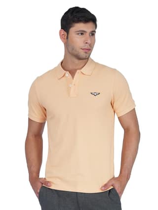 Solid Polo Shirt - BEACH SAND