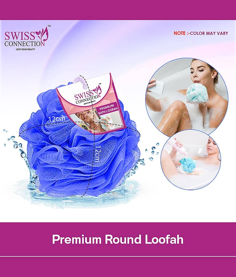 Swiss Connection Bath Loofah Assorted Pack of 6 view 2
