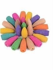 Ceramic Smoke Backflow Incense Burner Holder With 30 Cones (Pack of 1) view 5