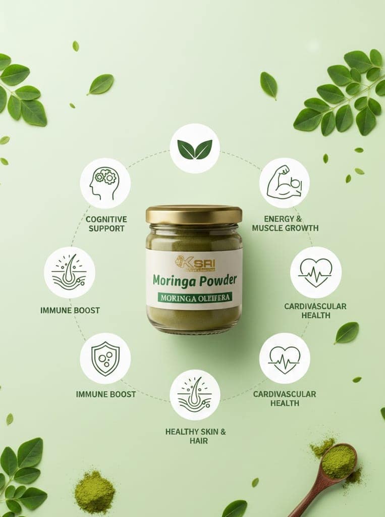 Ksri MORINGA POWDER view 2