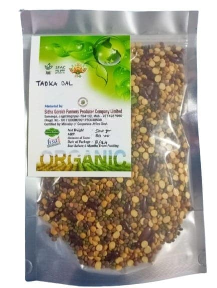 Organic Tadka Dal - 500g view 2