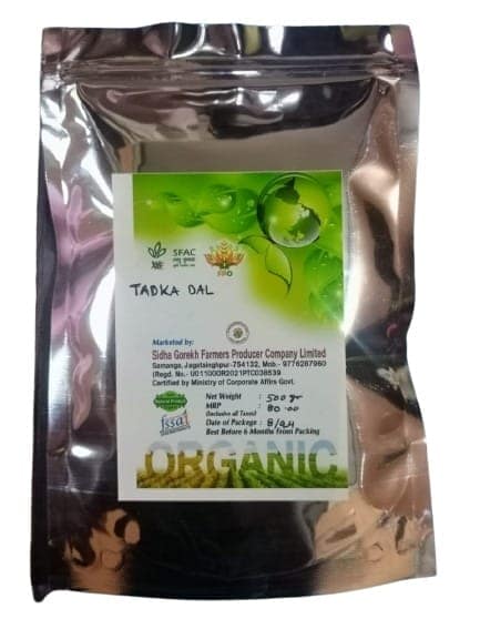 Organic Tadka Dal - 500g view 3