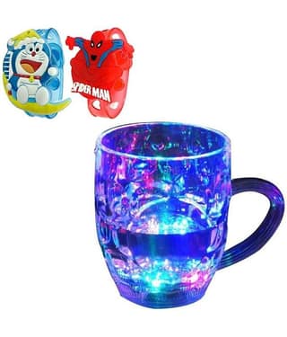 THRIFTKART 2Pc LED Rakhi LED Light Mug Combo for Kids