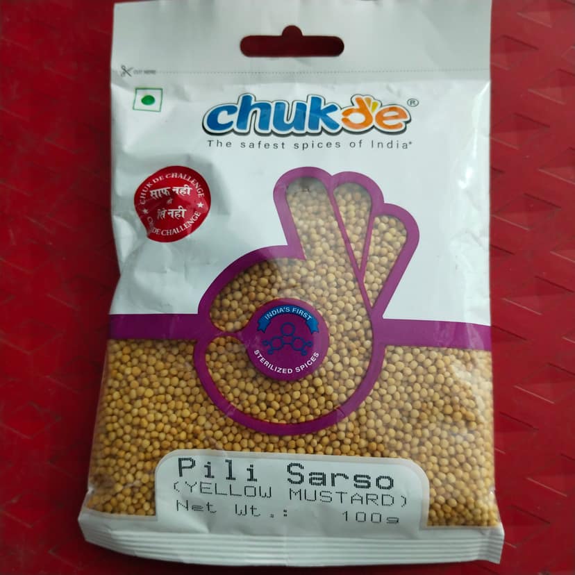 Chukde pili sarso (yellow mustard)