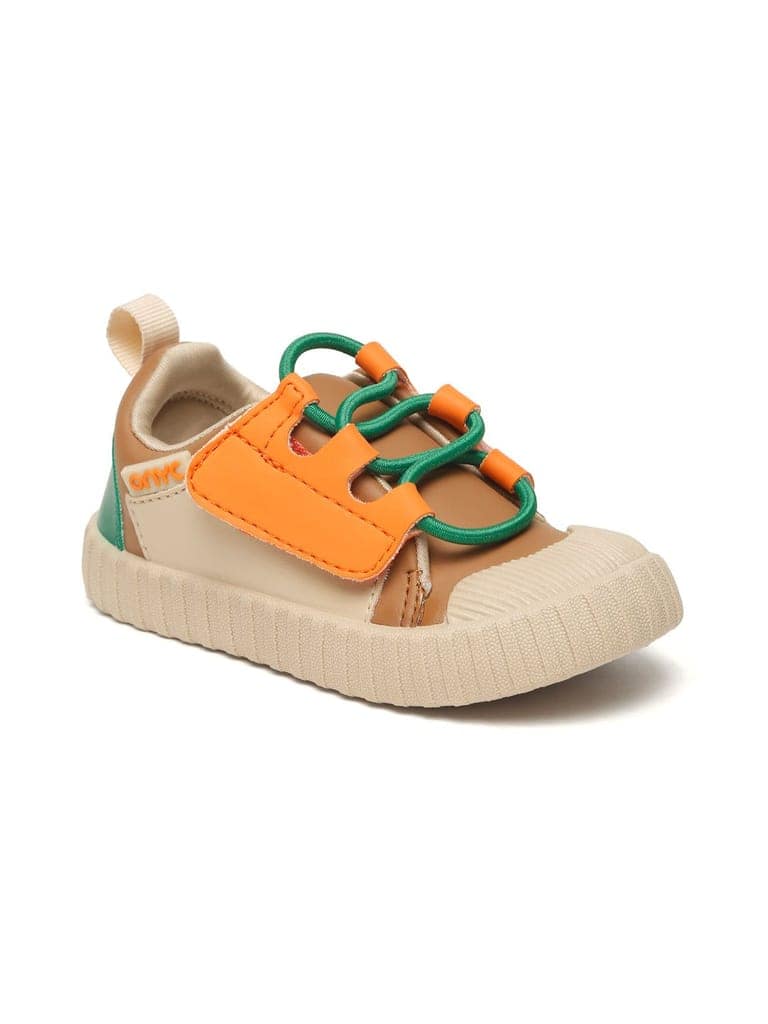 POCO Toddlers' Comfortable & LightWeight Lace-Free Sneakers - Brown (Unisex) view 3