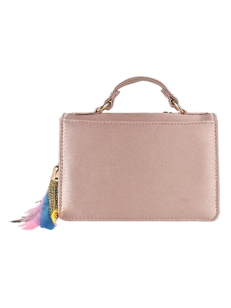 Vdesi Gold Patchwork Clutch Sling view 3