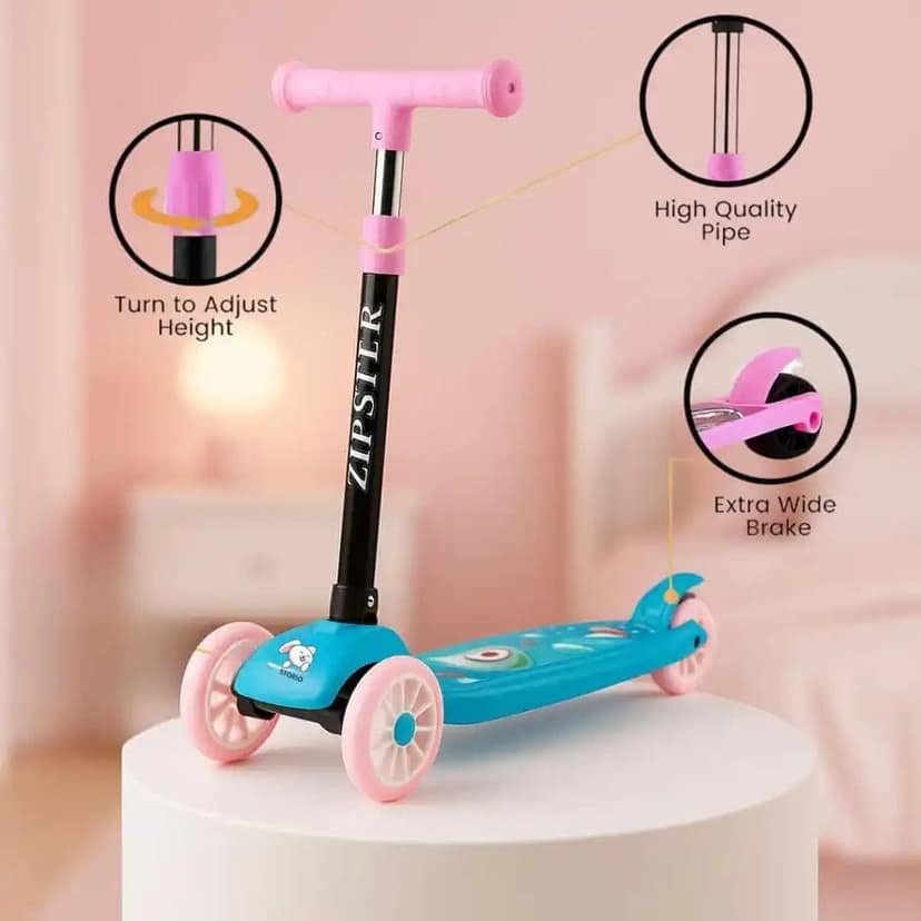 Kids Ride-On Scooter – 3 Wheel Balance Scooter (1–3 Years) view 2