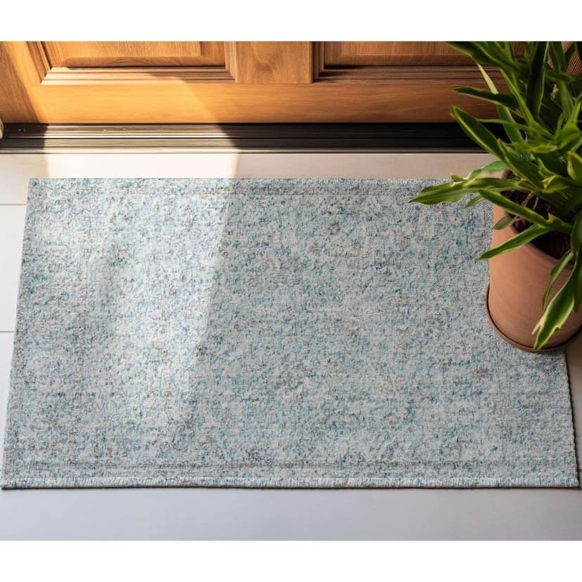 Neu Looms Handmade Viscose Wool Anti-Skid Rug for Bedroom, Living Room, Nursery, Dorm, Playroom & Reading Area view 2