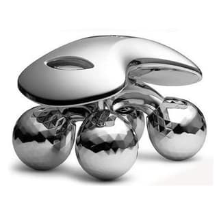4D Roller Massager for Face & Body – Waterproof Skin Tightening & Wrinkle Removal Tool for Men & Women (Silver)