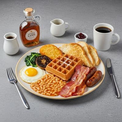 Waffle Breakfast Platter