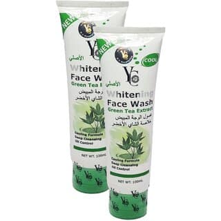 YC Green Tea Extract Whitening Face Wash - Pack Of 2 (100ml)