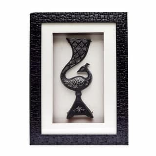 Bidri Work Peaccok Frame Tarkashi Work (1SMTDCOKA07916)