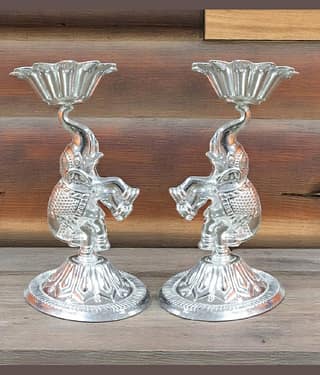 Sigaram Brass Panchmukhi Diya Diya - Pack of 2
