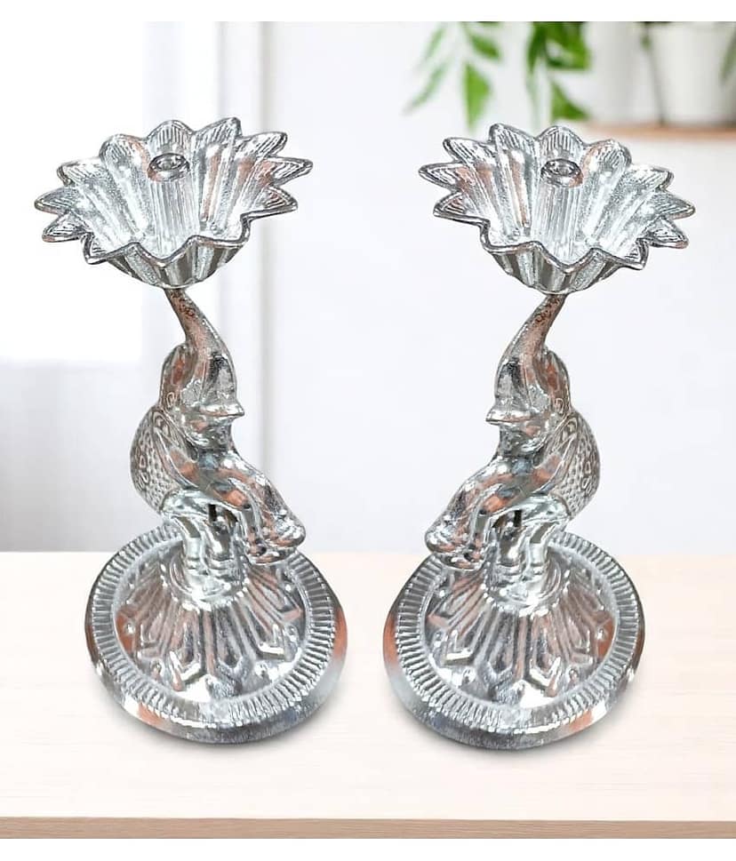 Sigaram Brass Panchmukhi Diya Diya - Pack of 2 view 2