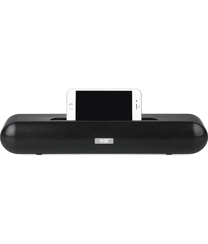 MZ S656 10 W Bluetooth Speaker Bluetooth V 5.0 with SD card Slot Playback Time 6 hrs Black view 2