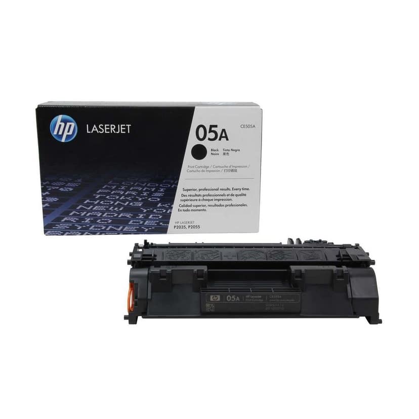 HP 05A Black Original LaserJet Toner Cartridge (CE505A) for HP LaserJet , P2055d, P2055dn P2035, P2035n, P2055Printers view 2
