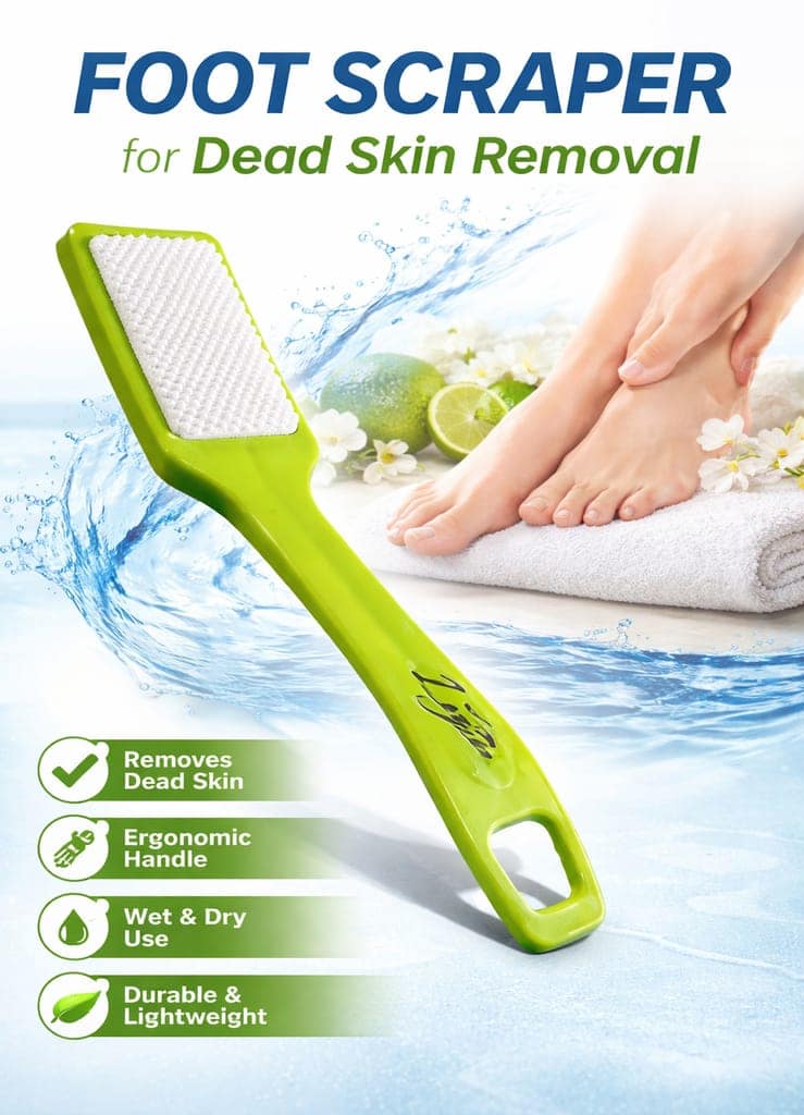 LEGISE Rectangular Foot Scrub Brush for Shower | Skin Exfoliating & Massage Brush view 4