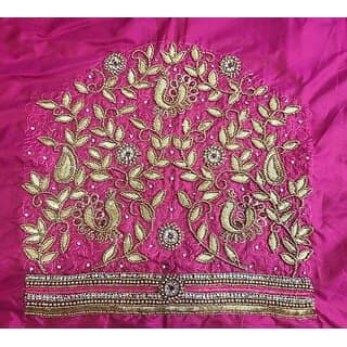 OMSAIFAB Cotton Silk Self Design Blouse Material view 2