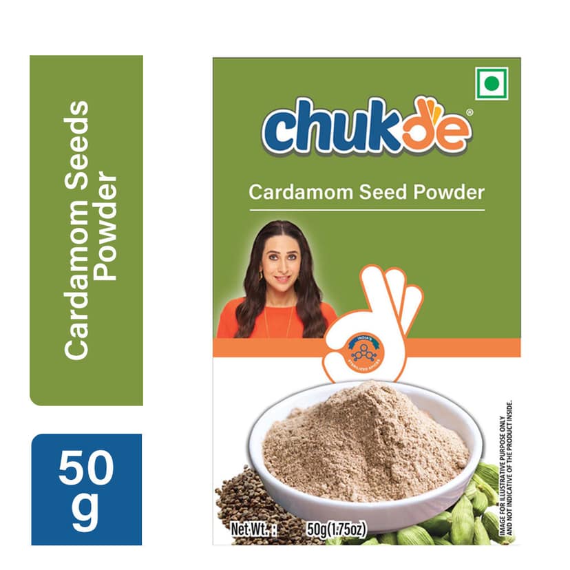 Chukde Spices Green Elaichi Powder, 50 gm