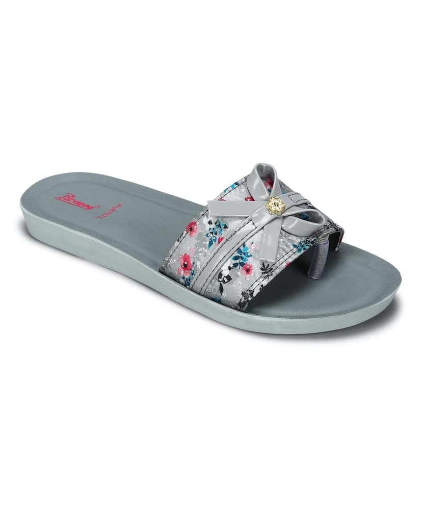 Paragon Women's Grey Sliders with Anti-skid Cushioned Sole for Everyday Use view 5