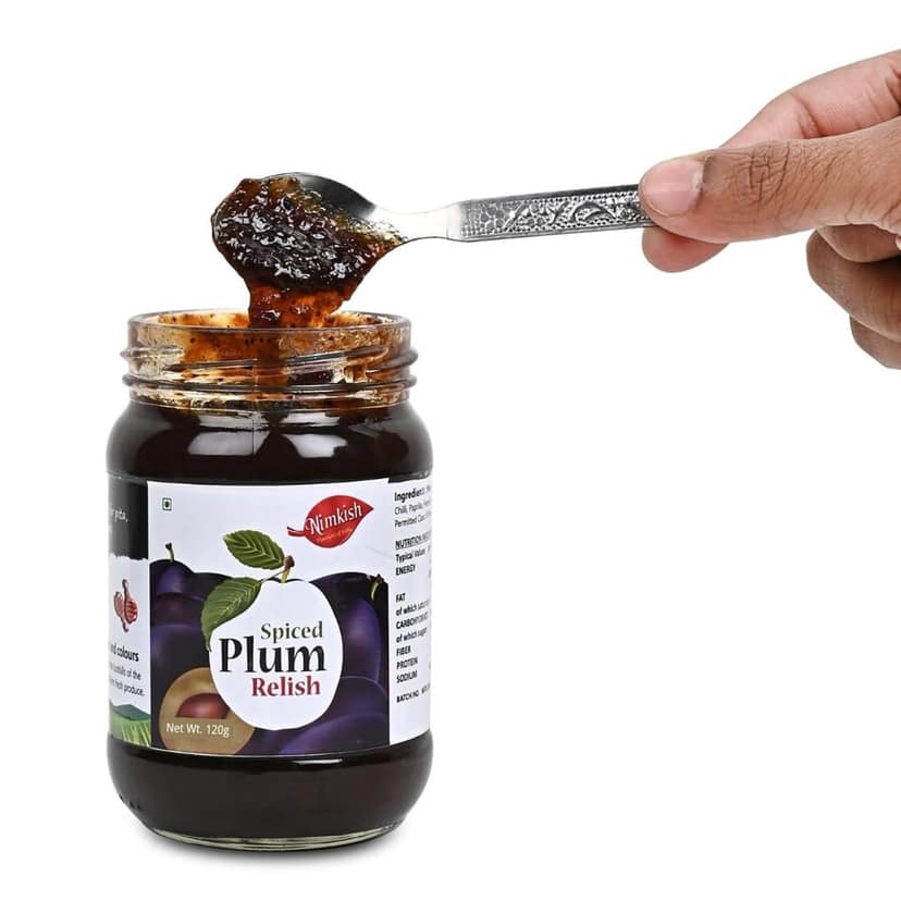 Nimkish Chutney Combo Pack of 3 | Plum, Hot Mango & Chilli Garlic | Sweet, Spicy & Tangy Himalayan Condiments view 4