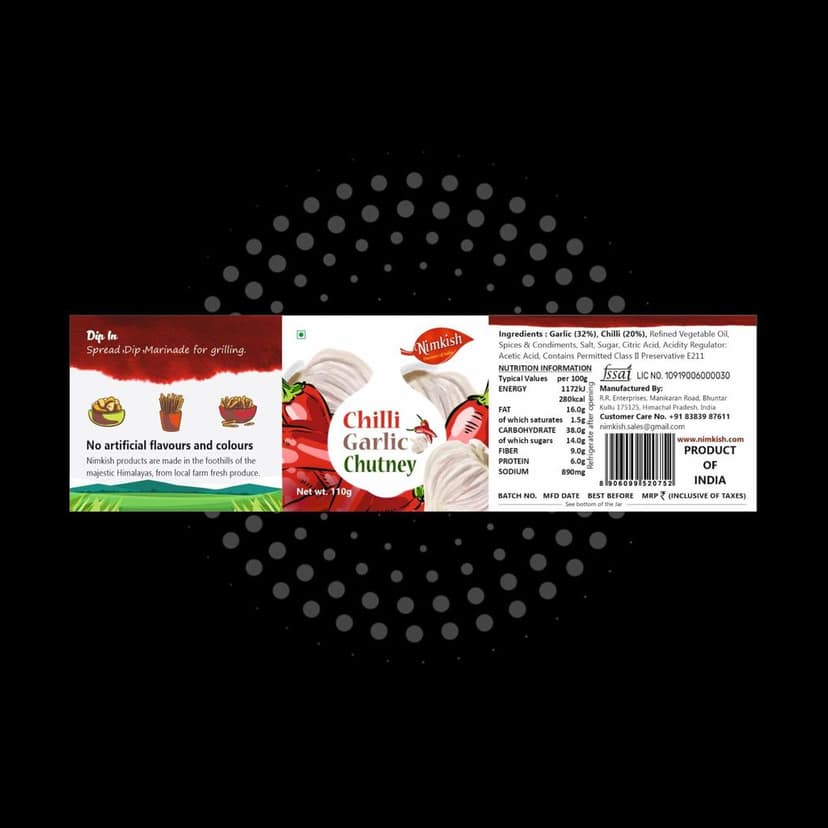 Nimkish Chutney Combo Pack of 3 | Plum, Hot Mango & Chilli Garlic | Sweet, Spicy & Tangy Himalayan Condiments view 6