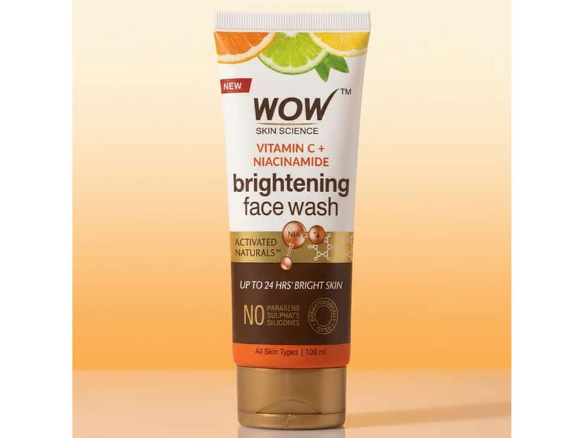 WOW Skin Science Vitamin C & Niacinamide Brightening Face Wash Brighter, Even-Toned - 150ml