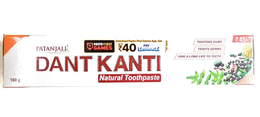 Patanjali Dant Kanti Dental Cream Natural, 100 gm