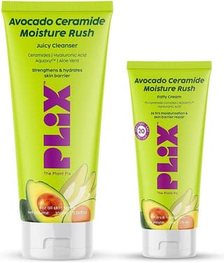 The Plant Fix Plix Avocado Ceramide Moisture Rush Duo Ceramide Face Wash & Barrier Repair Cream (2 Items in the set)