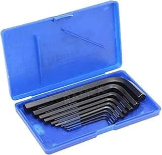 RAMEX Allen Key Set, Allen Key Set Tools Kit, 9pc Hex Allen Key Set In Plastic Box Packet Size Allen Key Set Allen Keys