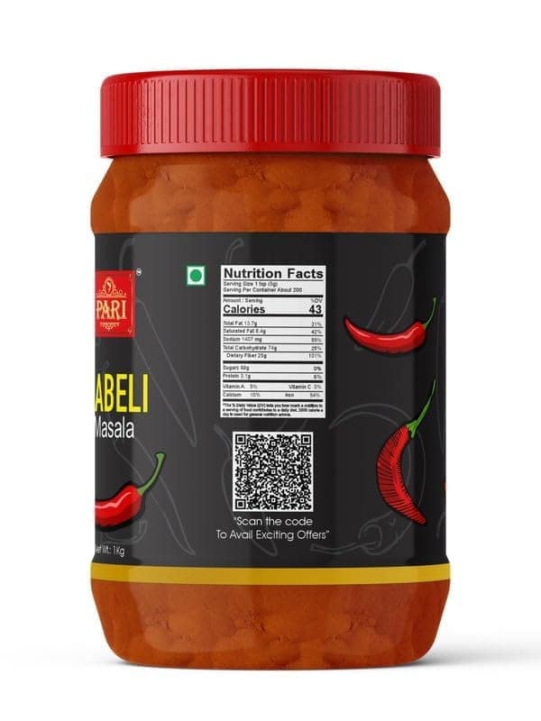 Pari Dabeli Masala | Tasty,Delicious,Flavorful Dabeli | for Healthy Cooking | Ready to Cook | All Seasonings Spices | Pure & Hygiene | Spice Mix | 100% Fresh and Natural | (Pack of 1 x 1000g) view 4