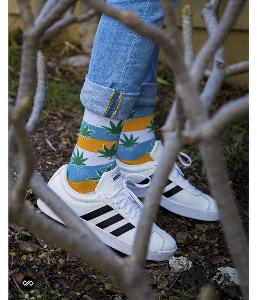 Dynamocks Cotton Men's Printed Multicolor Full Length Socks ( Pack of 4 ) view 2