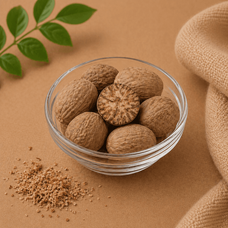 Jajikayalu Whole Nutmeg Spice (50g) | Pure & Natural Aromatic Spice | Baking & Cooking