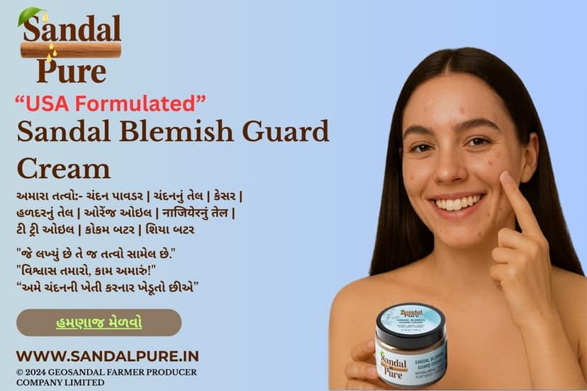 Sandal Blemish Guard Cream ( Acne, Pimples ) view 4