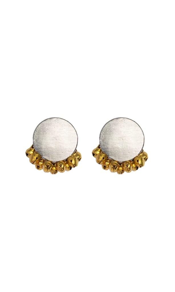Half & Half Ghungroo Studs view 3