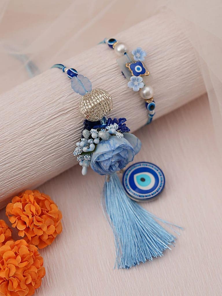 Blue Evil pair Rakhi view 7