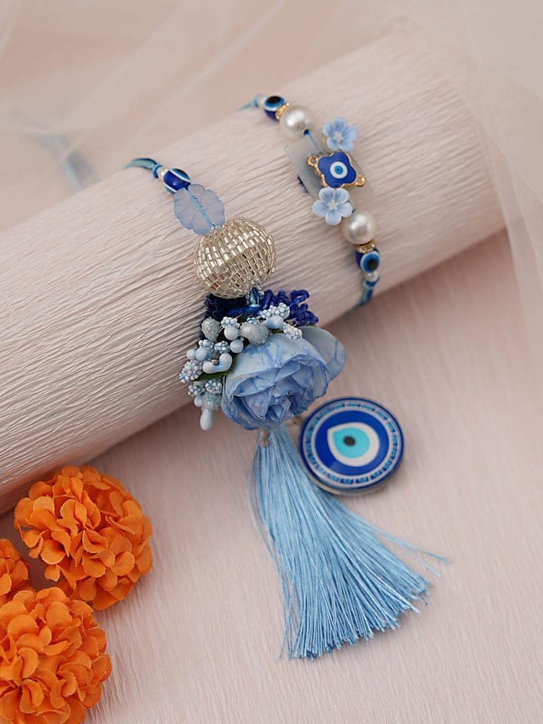 Blue Evil pair Rakhi view 8