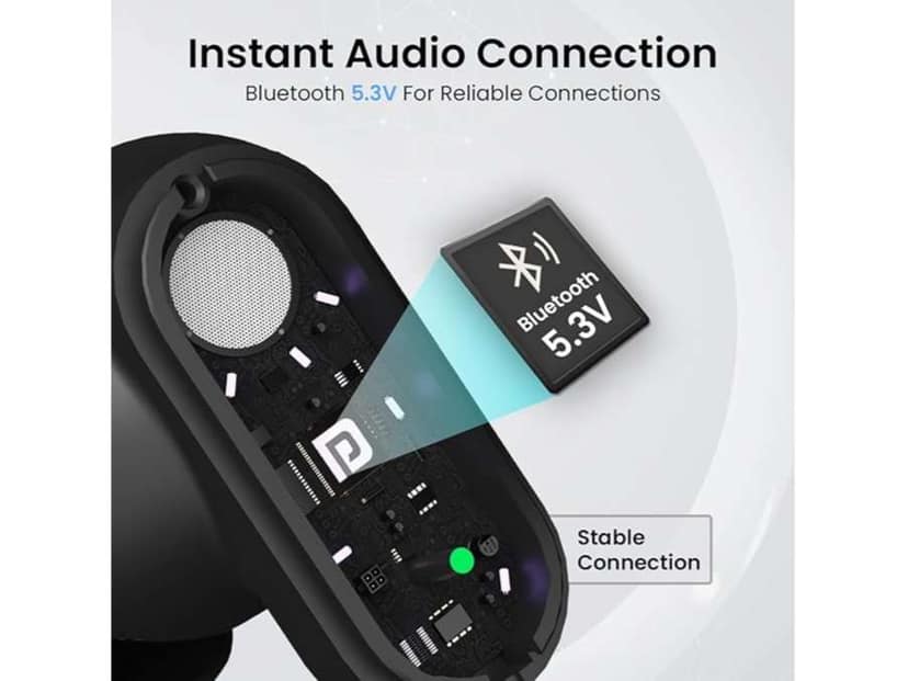 Portronics Twins S16 & Clean U 24 Hour Playtime, LED Display, Low Latency, Type C Fast Charging view 3