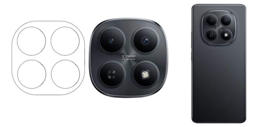 ISAAK Back Camera Lens Protector compatible for Redmi Note 15 5G (Pack of 1)